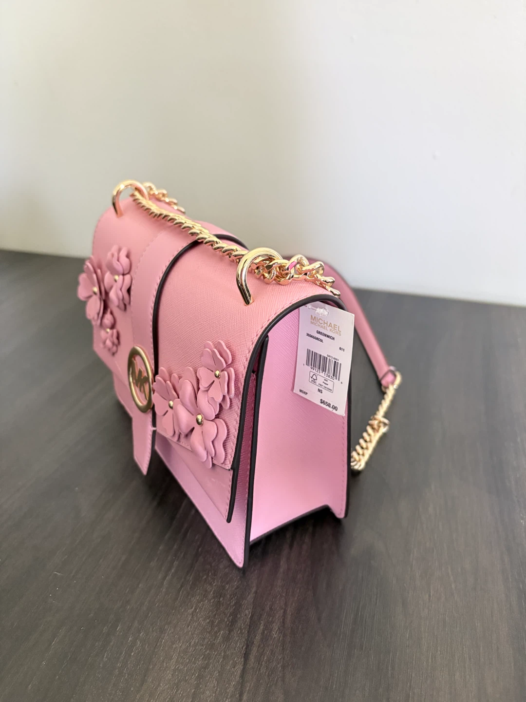Michael Kors Pink Flower Crossbody Bag - photo 4