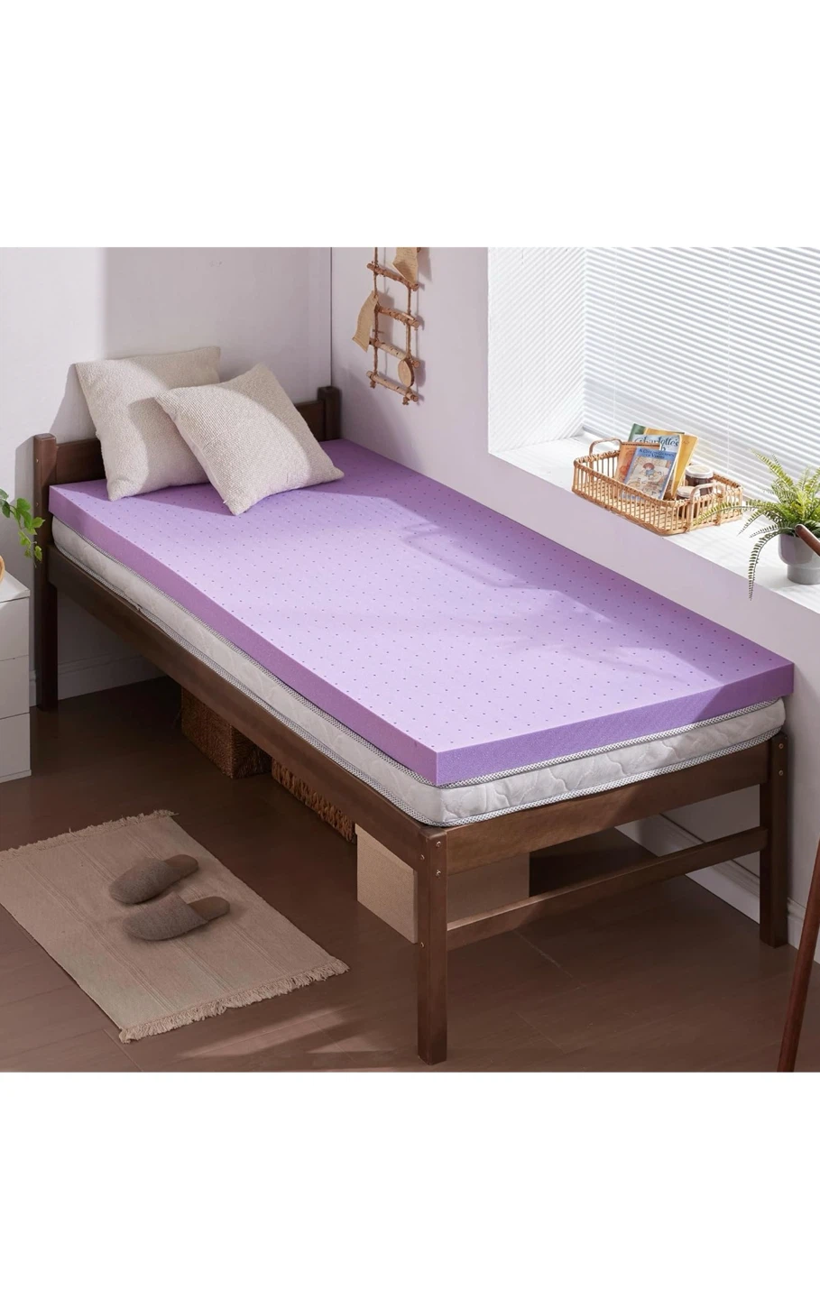 Purple Foam Mattress Topper ( Twin Size ) - photo 2