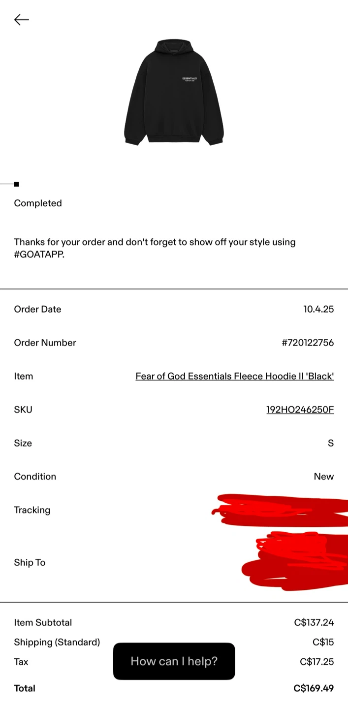 Fear of God Essentials Black Hoodie - photo 4