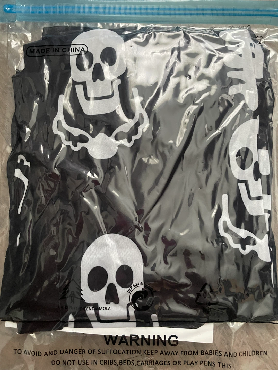 NEW! Skeleton Costume Adult Women's One Size - photo 3