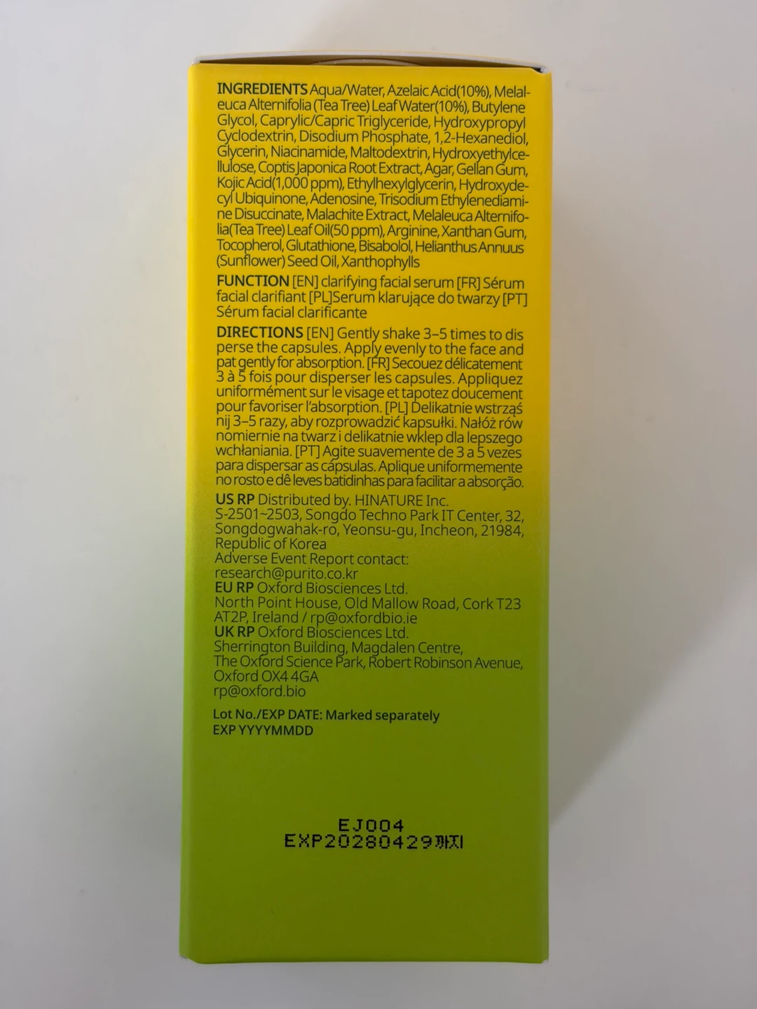 Purito Azelaic Acid 10 Kojic Tea Tree Serum - 30 mL - photo 2