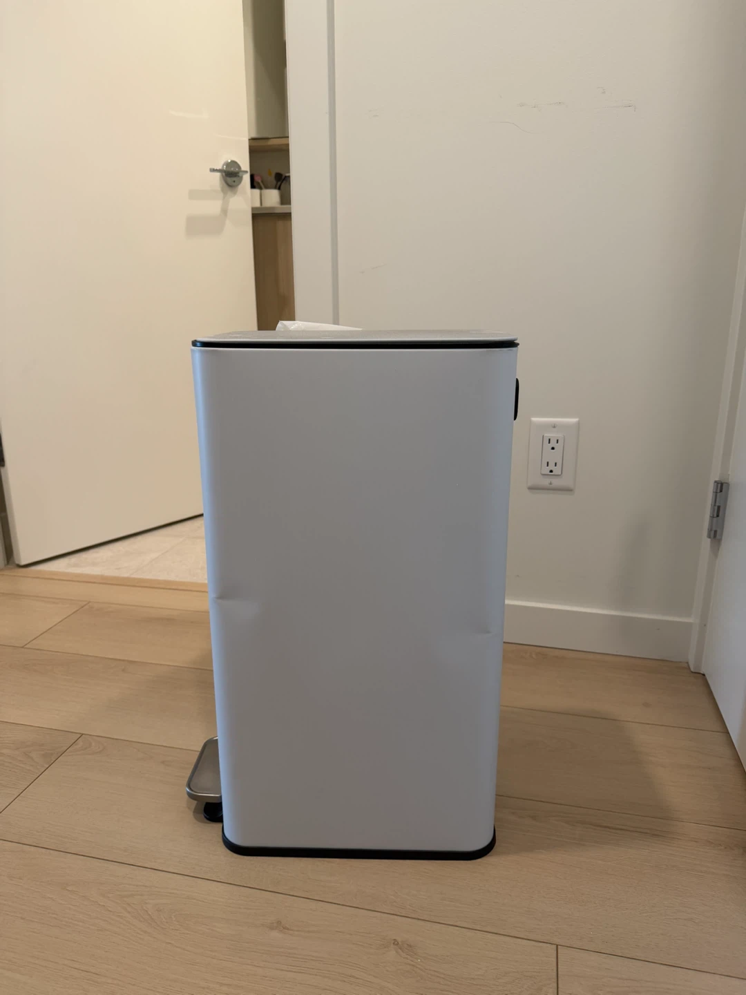 Homcom 20L Garbage Can, White - photo 4