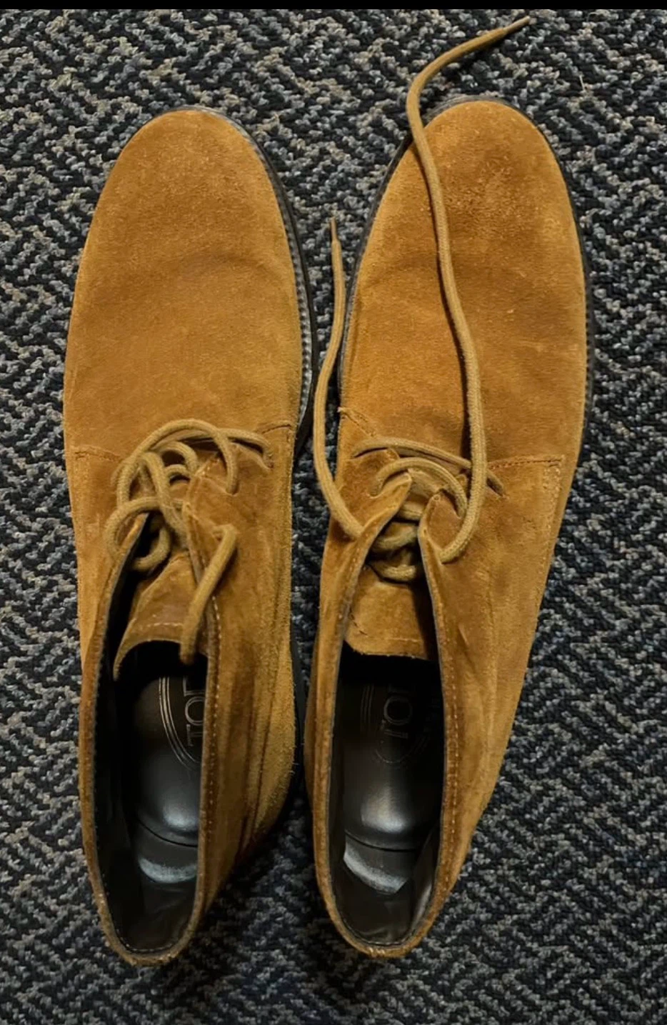 TOD'S Suede Chukka Boots Size 8