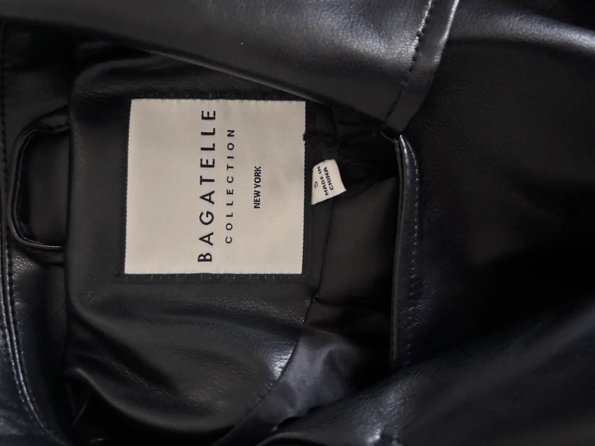 Bagatelle Collection Black Faux Leather Moto Jacket - photo 2
