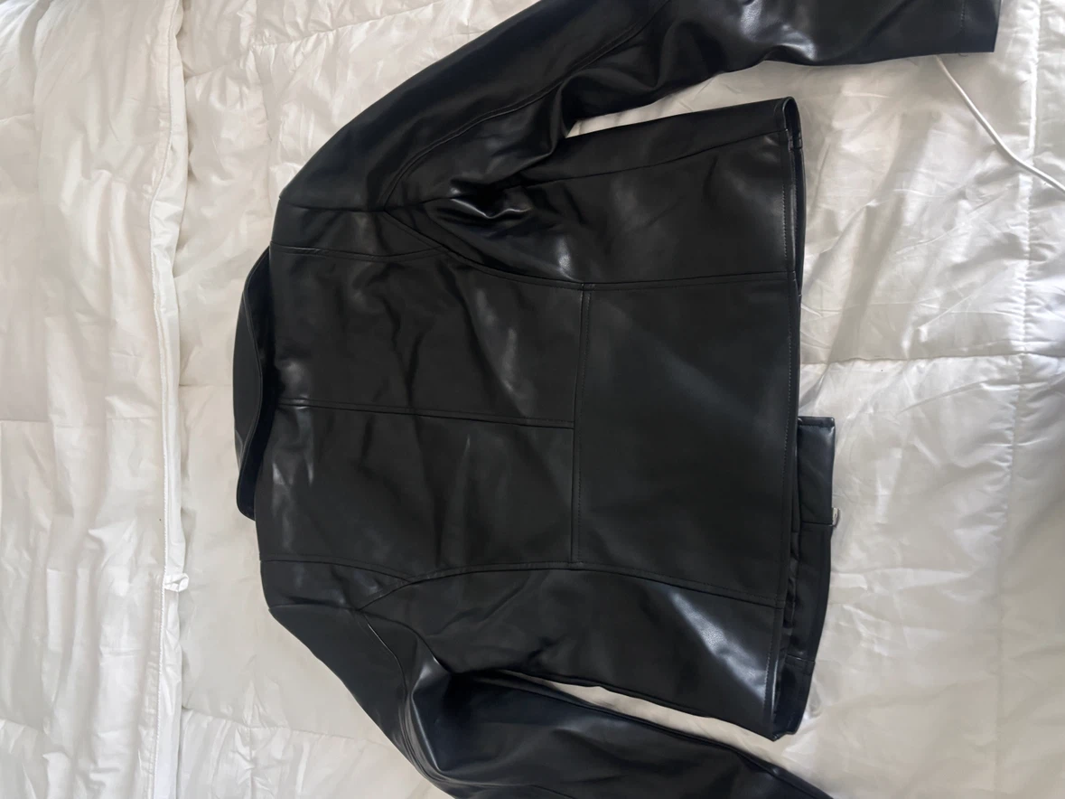 Bagatelle Collection Black Faux Leather Moto Jacket - photo 3