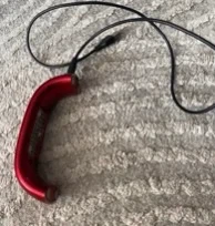 Red Nail Dryer Lamp with Cord