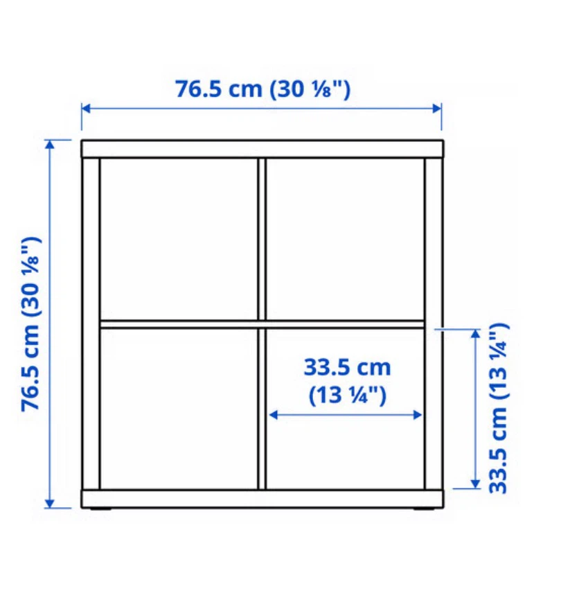 IKEA KALLAX 4-Cube Shelf Unit - photo 2