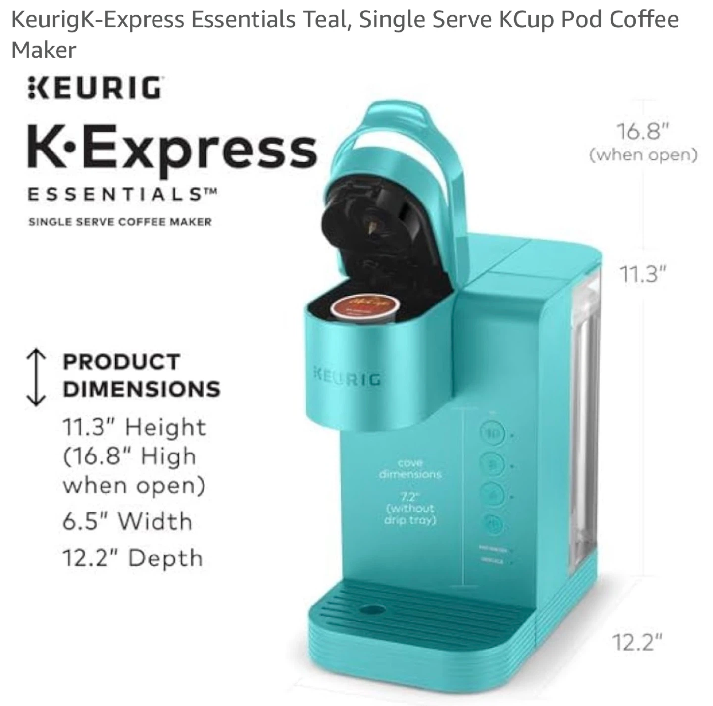 Keurig K-Express Essentials Teal Single Serve - photo 2