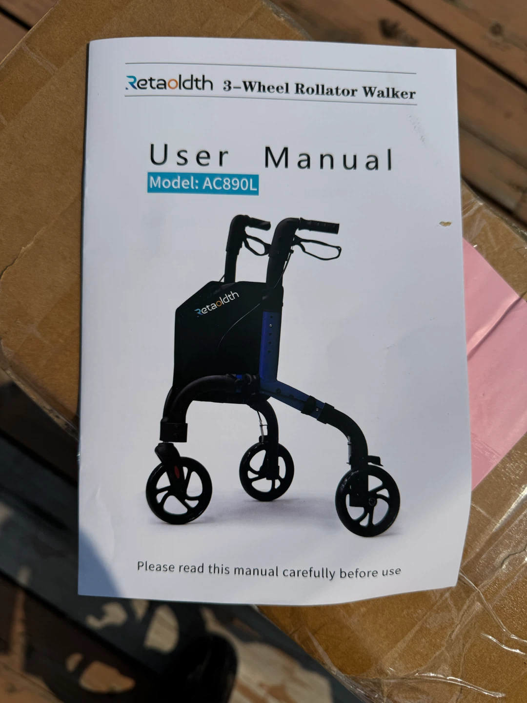 Retaoldth 3-Wheel Rollator Walker - photo 2
