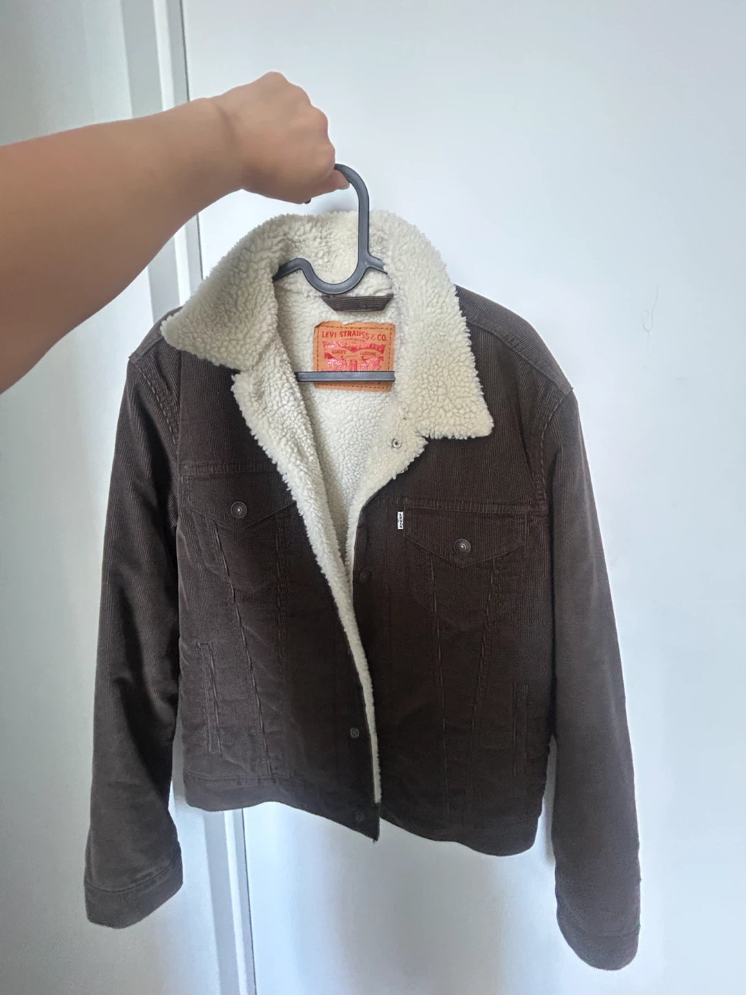 Levi's Sherpa Lined Corduroy Trucker Jacket