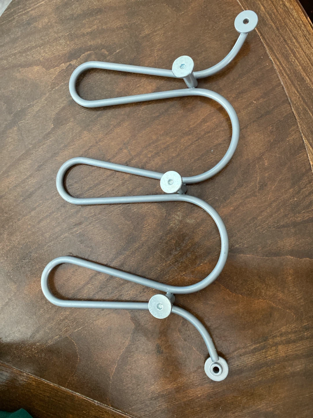Grey Metal S-Shaped Wall Hook