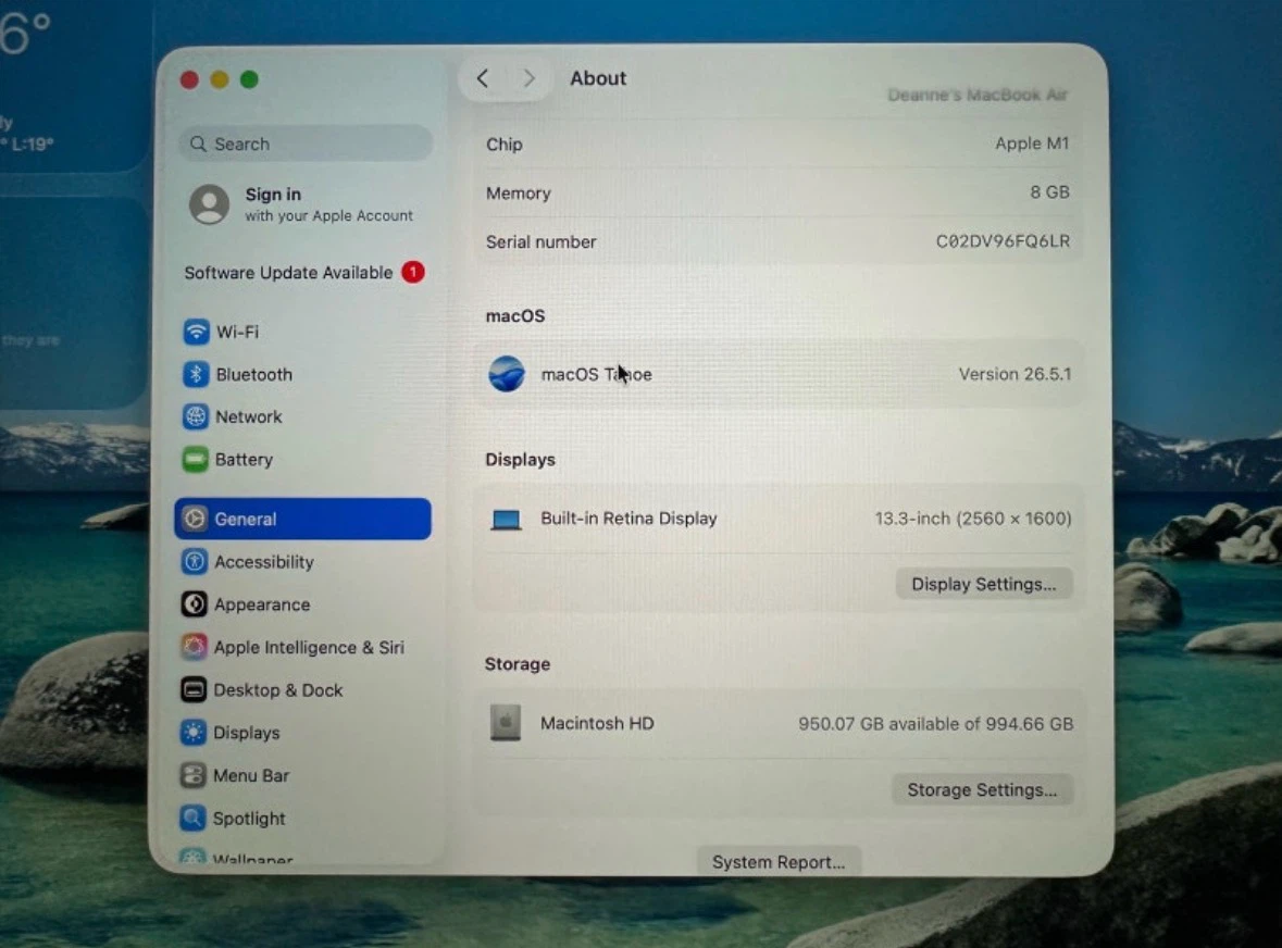 Apple MacBook Air M1 Chip Laptop - photo 2