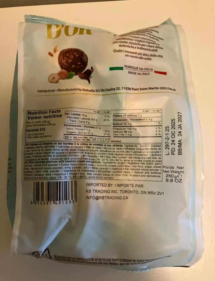 Val d'Or Pearls Milk Chocolate Pralines - photo 2