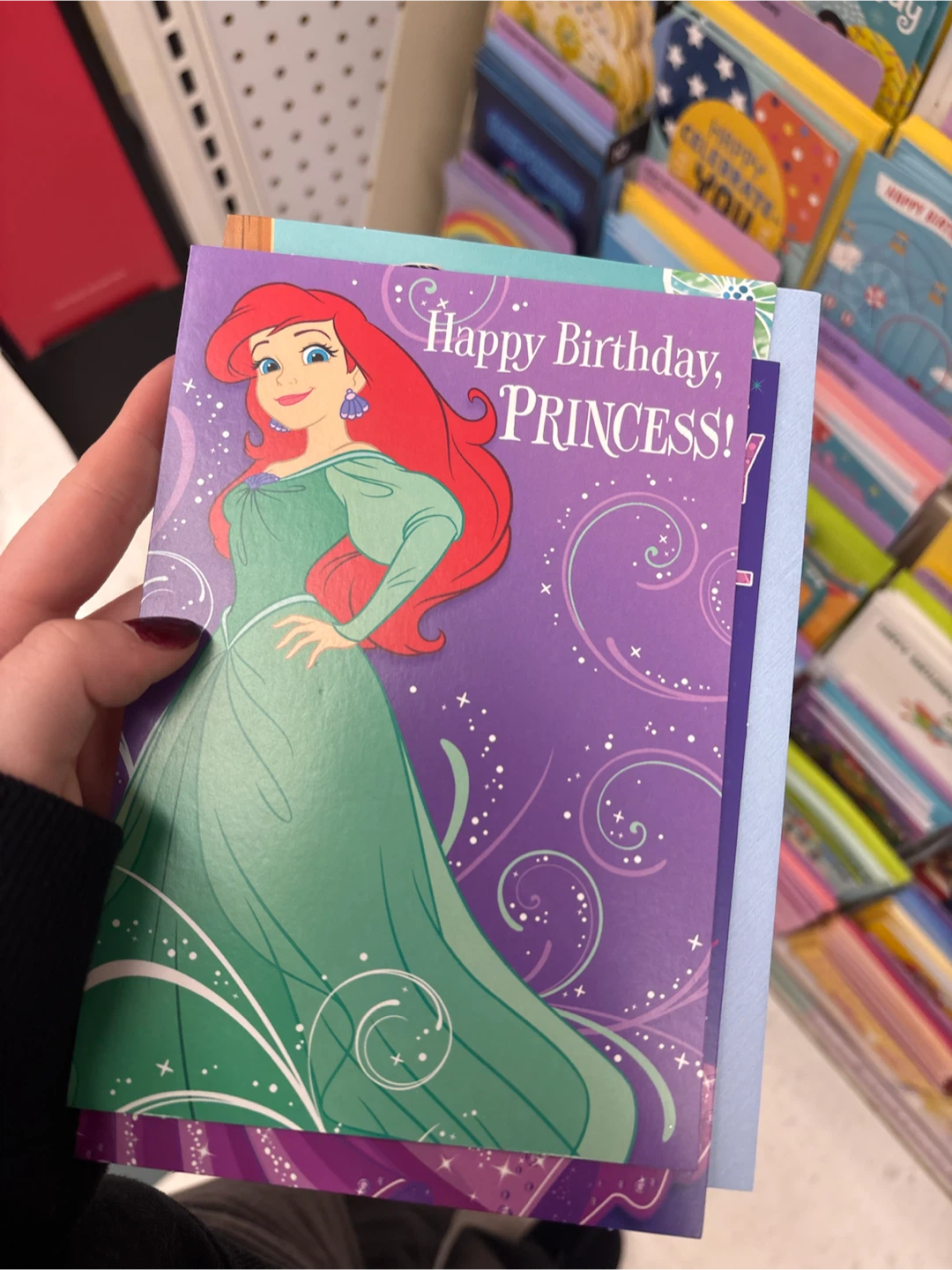 Happy Birthday Princess Ariel Card