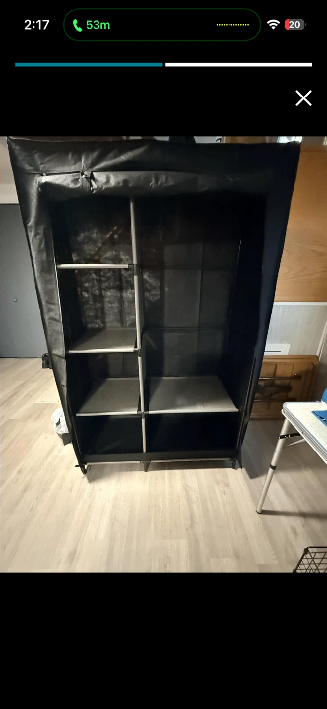 Portable Wardrobe Closet - photo 2