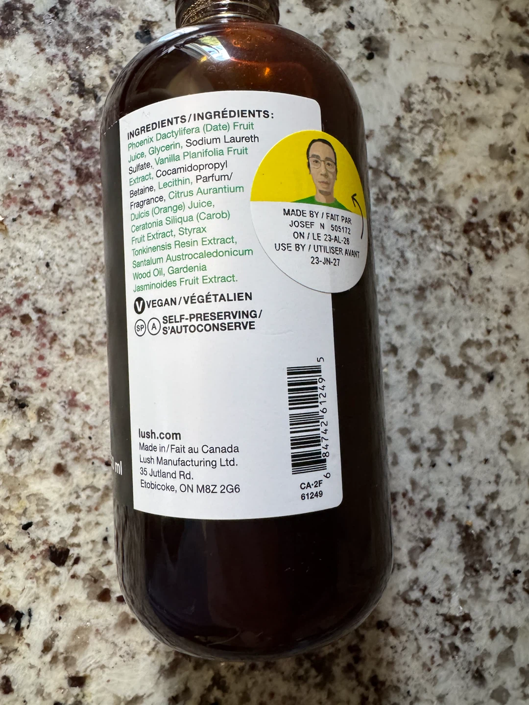 Lush Sticky Dates Shower Gel 250ml - photo 5