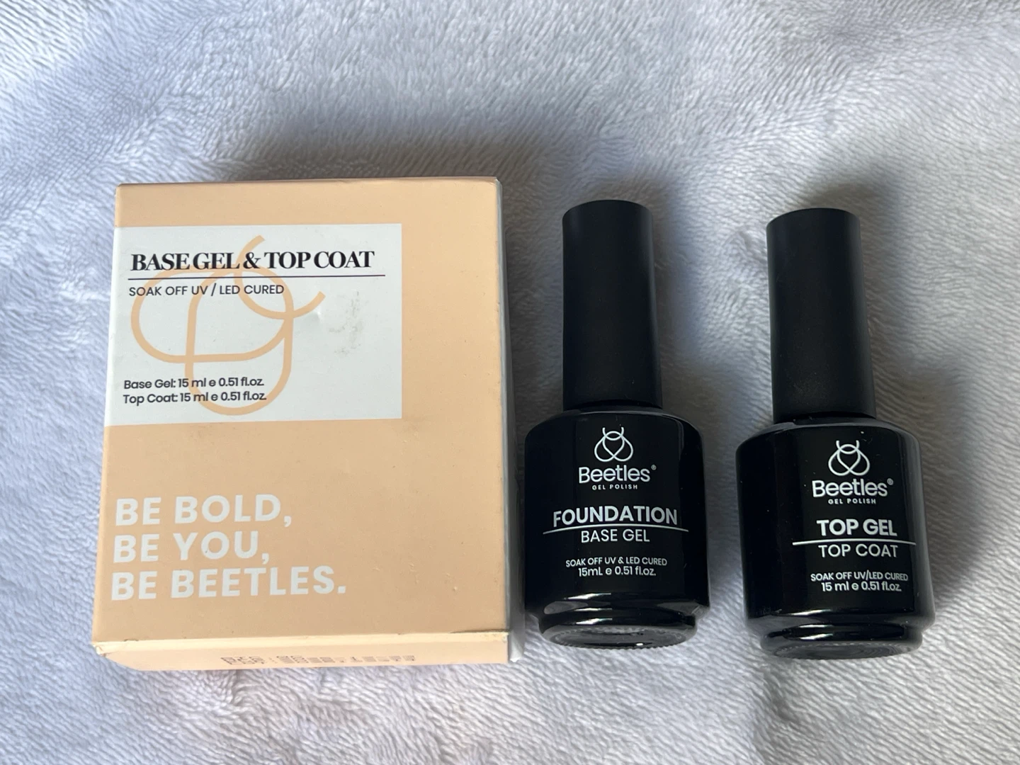 Beetles Gel Polish Base & Top Coat Set