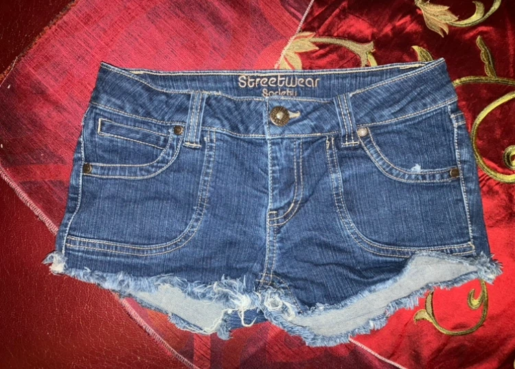 Streetwear Society Denim Cutoff Shorts Size 5