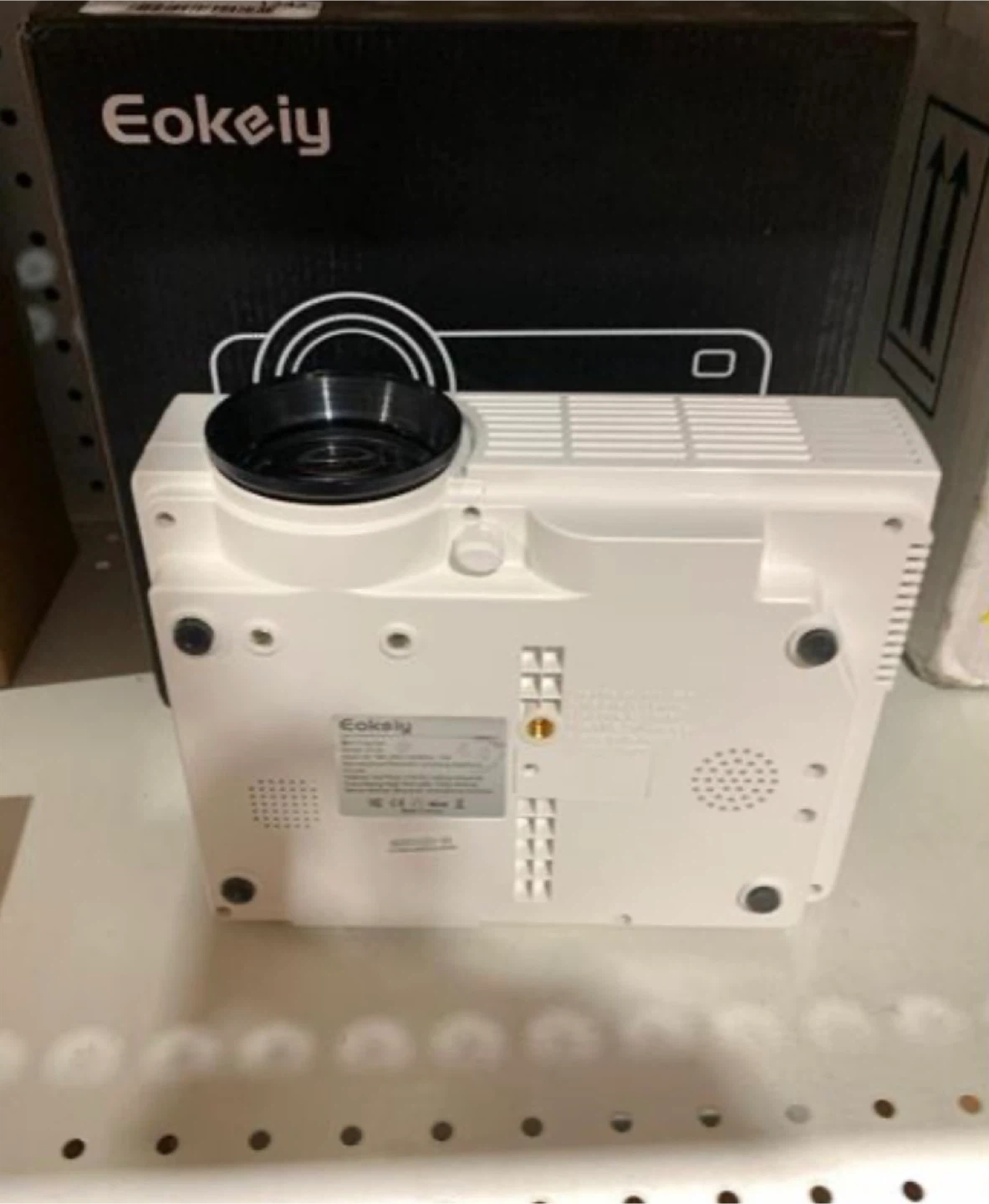 Eokeiy White Projector with HDMI, USB, TF and AV Ports - photo 3