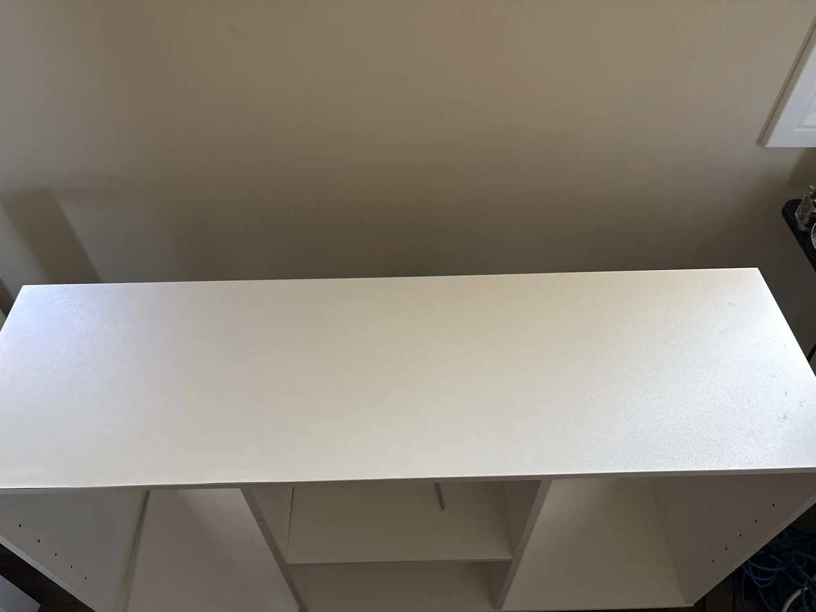 White Storage Shelf Unit - photo 3