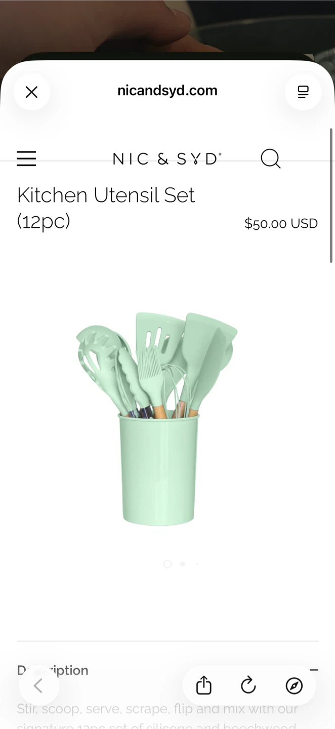 NIC & SYD Kitchen Utensil Set (12pc)