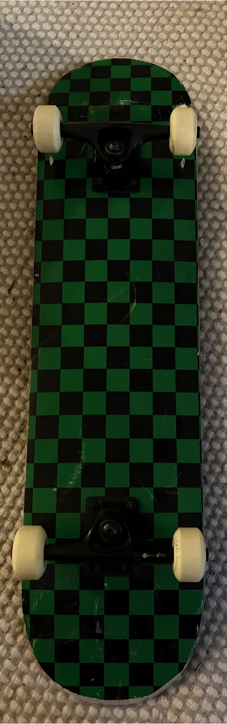 Krown A Skateboard - Green Checkered - photo 2