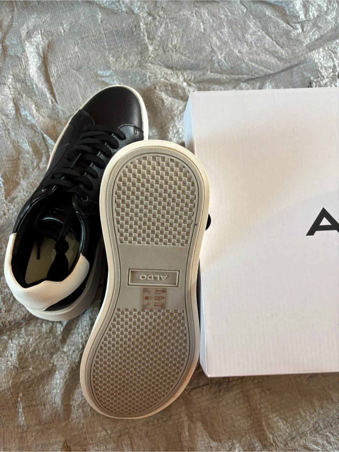 Men’s ALDO Black Sneakers - Size 10 - photo 3