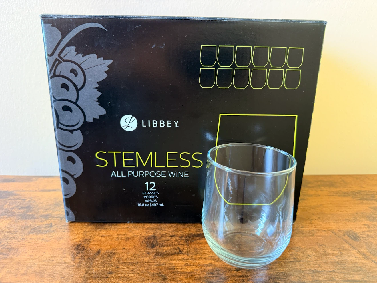 NEW Stemless Wine Glasses