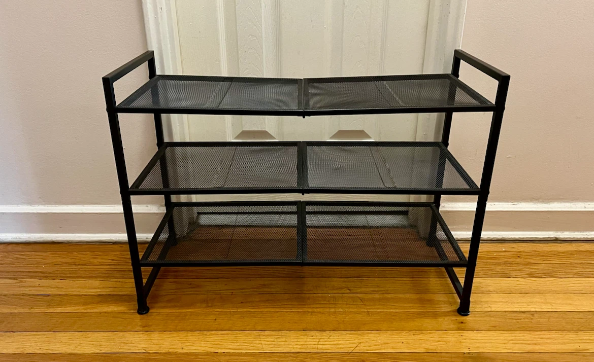 Brown 3-Tier Shoe/Storage Rack - photo 3