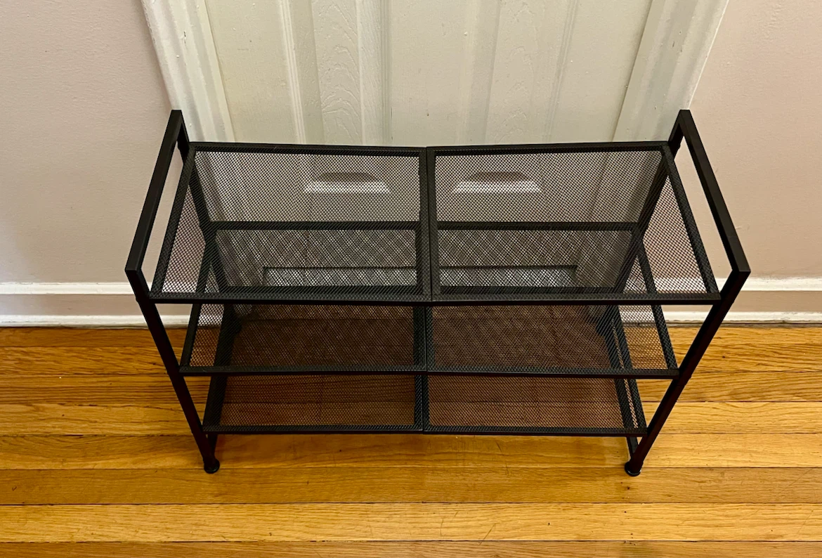 Brown 3-Tier Shoe/Storage Rack - photo 4