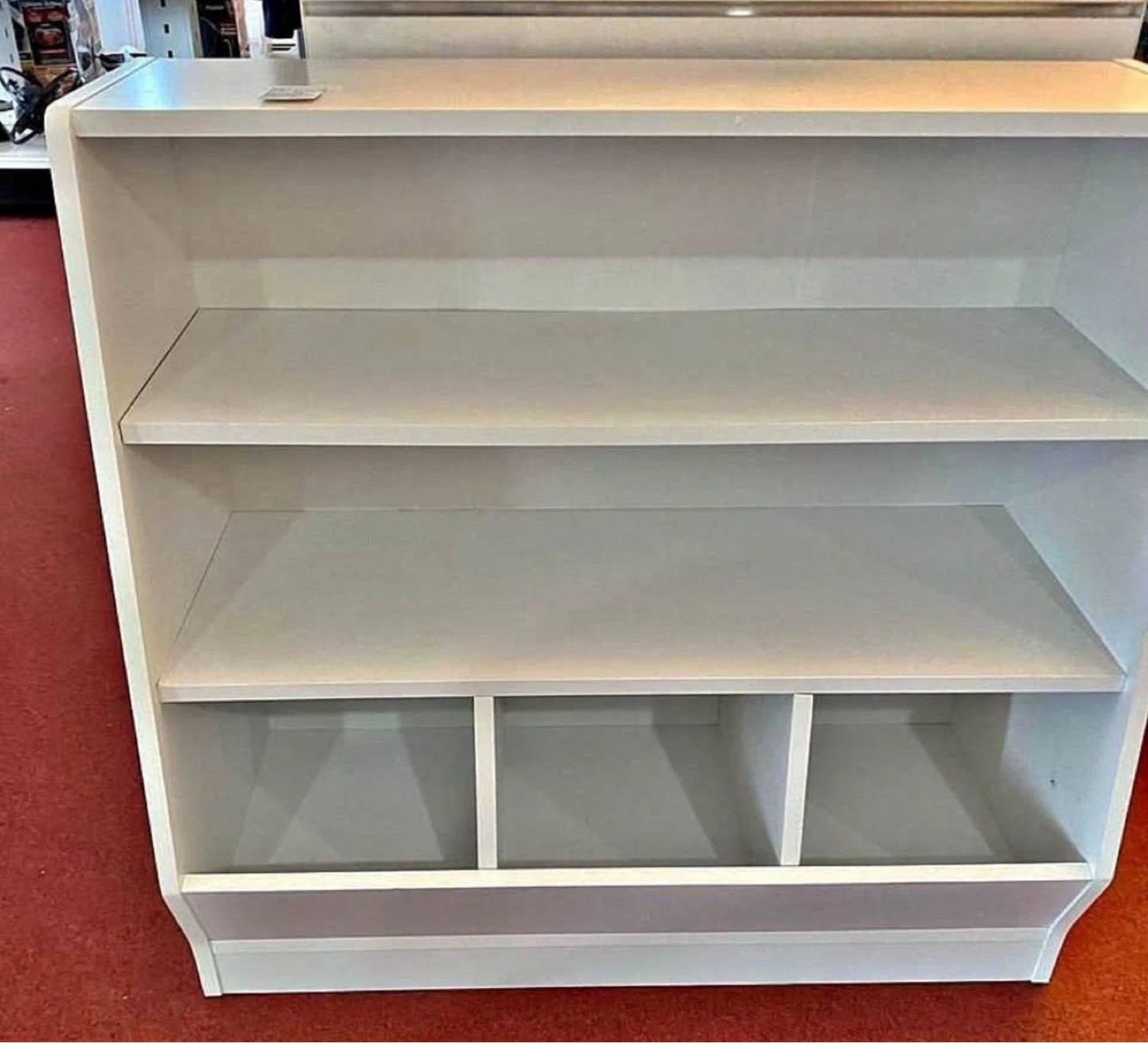 White Toy Organizer Bookshelf