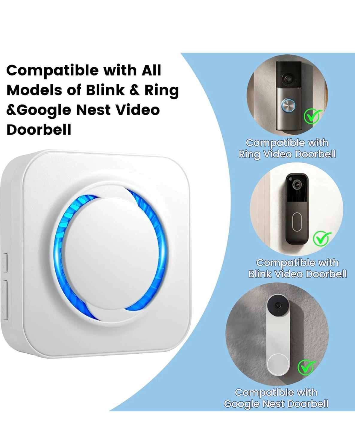 LUCKYDUO Smart Wireless Doorbell Chime DB1 - photo 3
