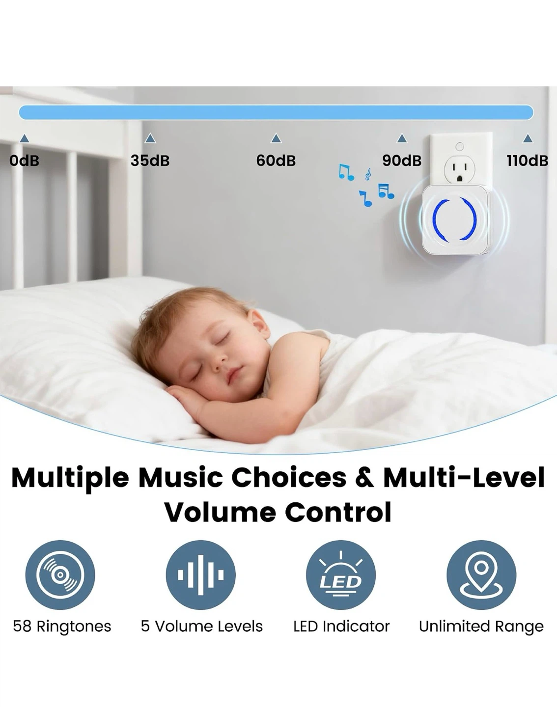 LUCKYDUO Smart Wireless Doorbell Chime DB1 - photo 5