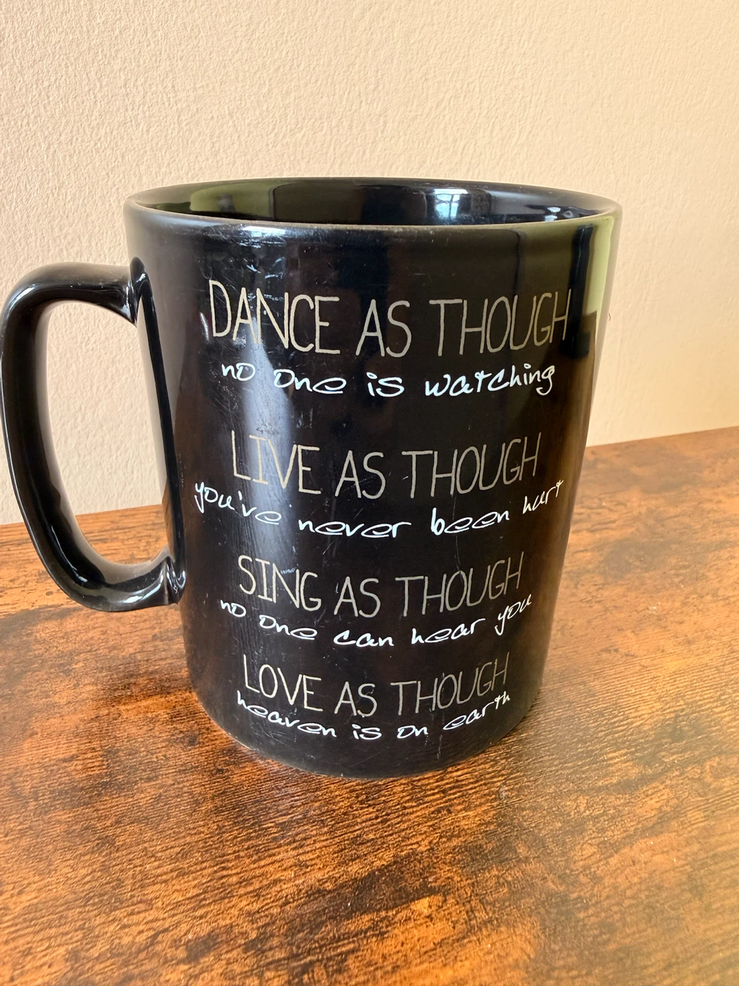 Ceramic Mug with Motivational Quotes