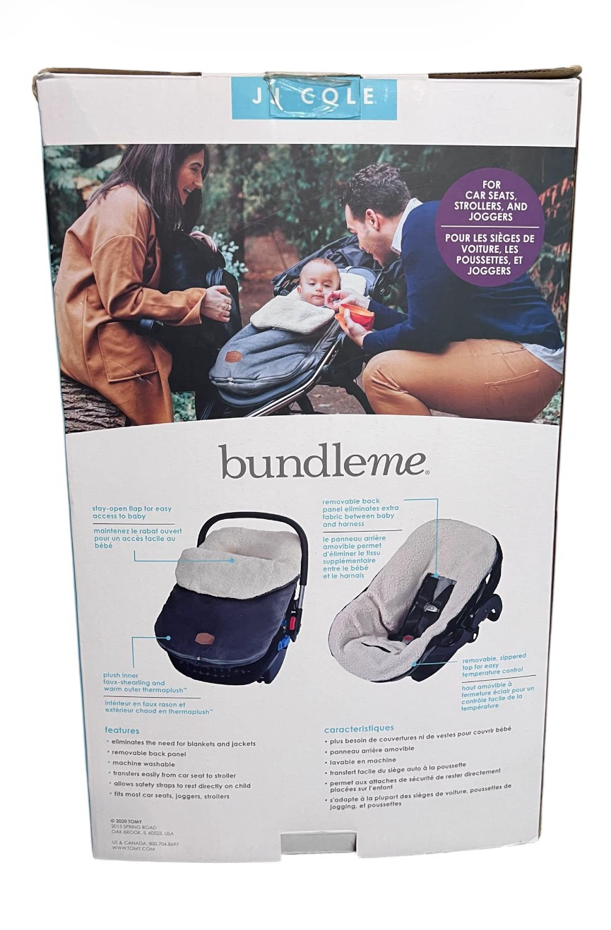 JJ Cole Bundleme Infant Car Seat & Stroller Cover – Black – New! - photo 3