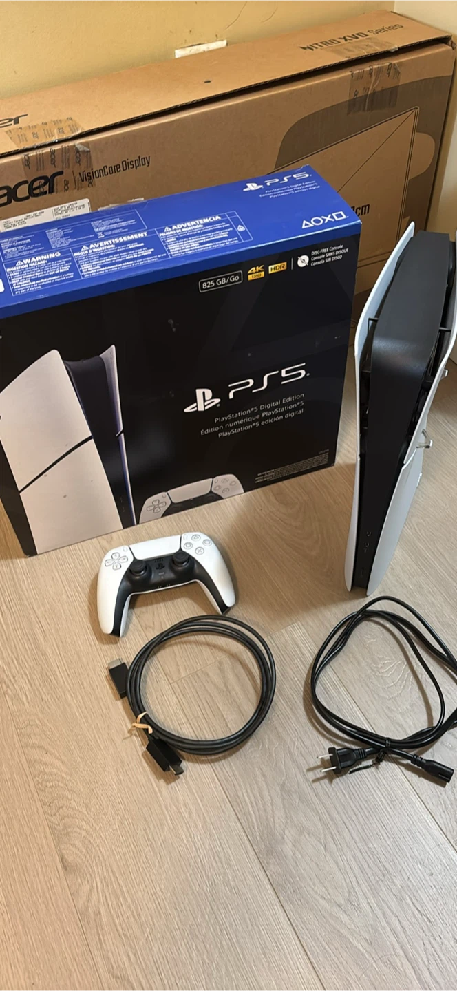 Sony PlayStation 5 PS5 Digital Edition Console - photo 2