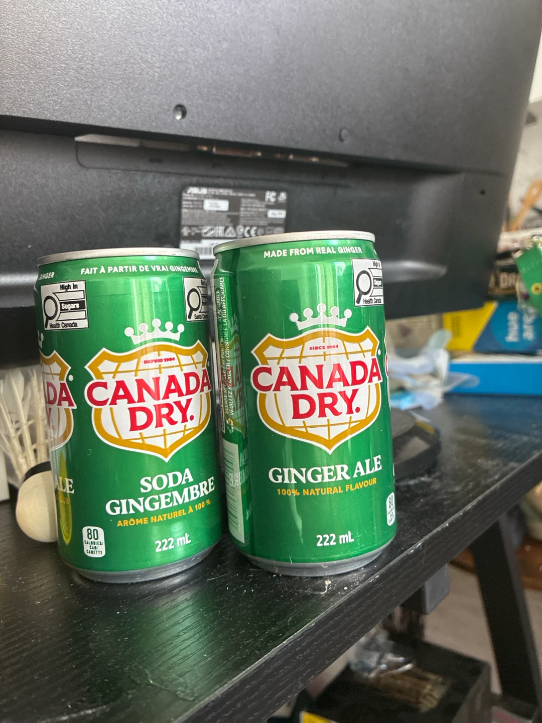 Canada Dry Ginger Ale 2x 222ml Cans