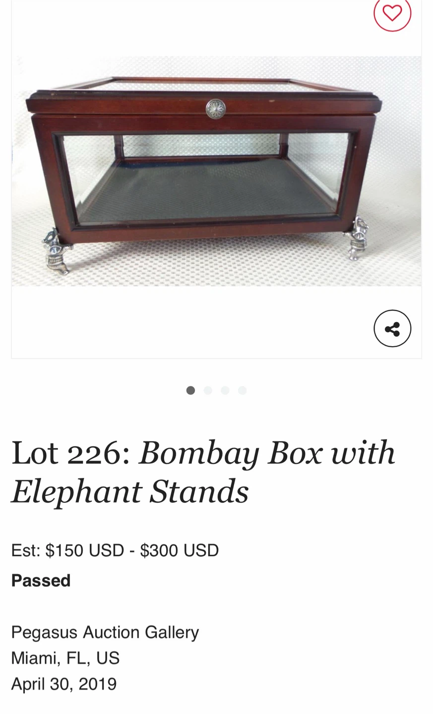 Brand New in Box Bombay & Co. Curio/jewellery box - photo 2