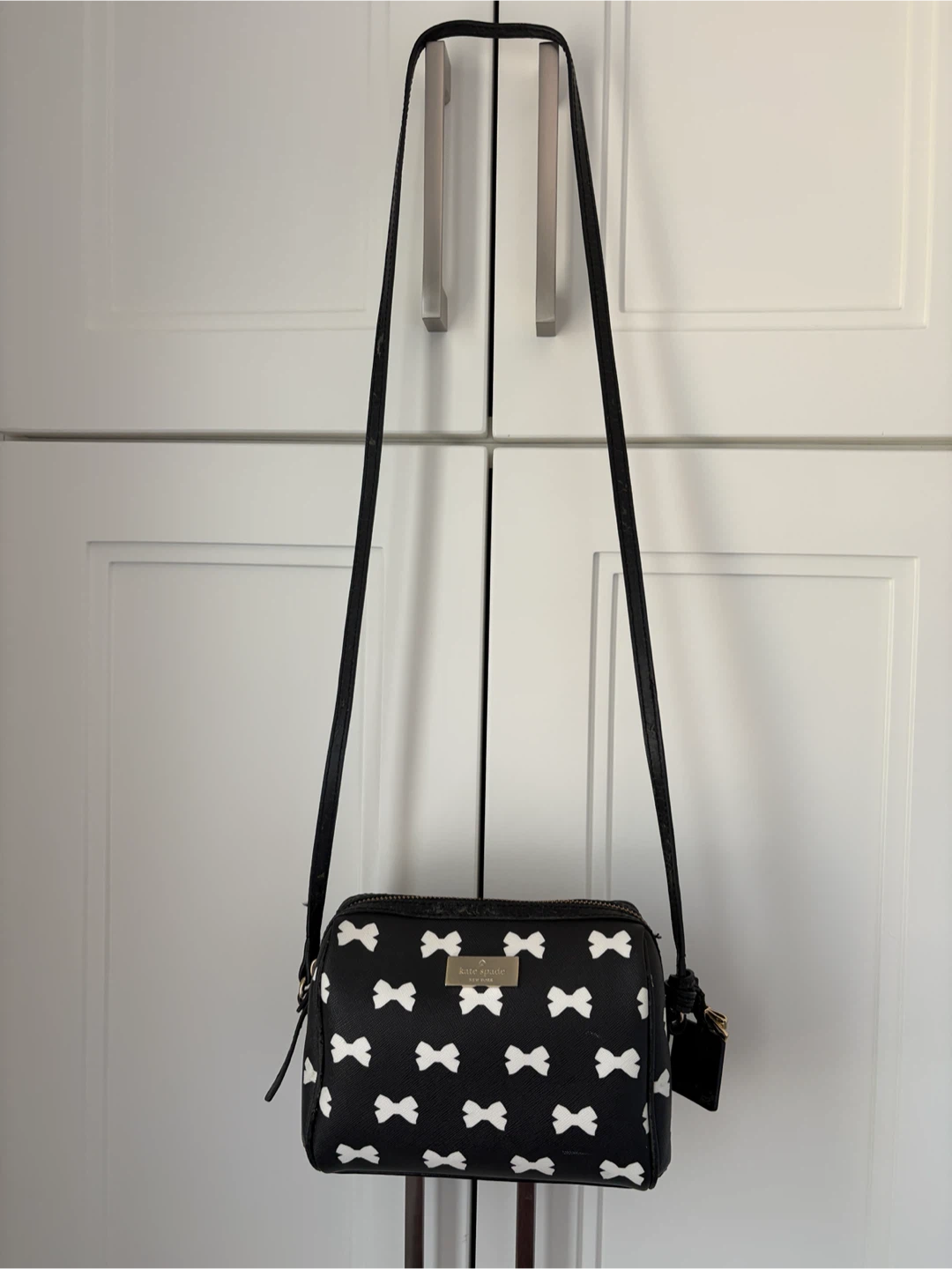 Kate Spade Black Bow Crossbody Bag