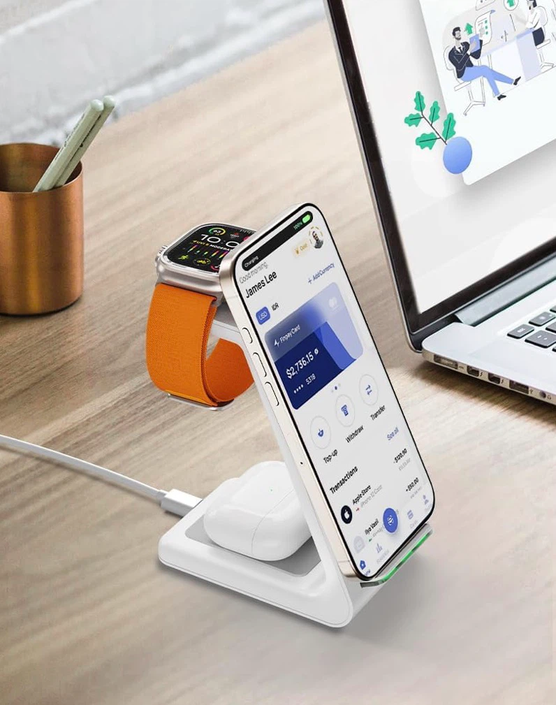 MagSafe 3-in-1 Wireless Charging Stand - photo 5