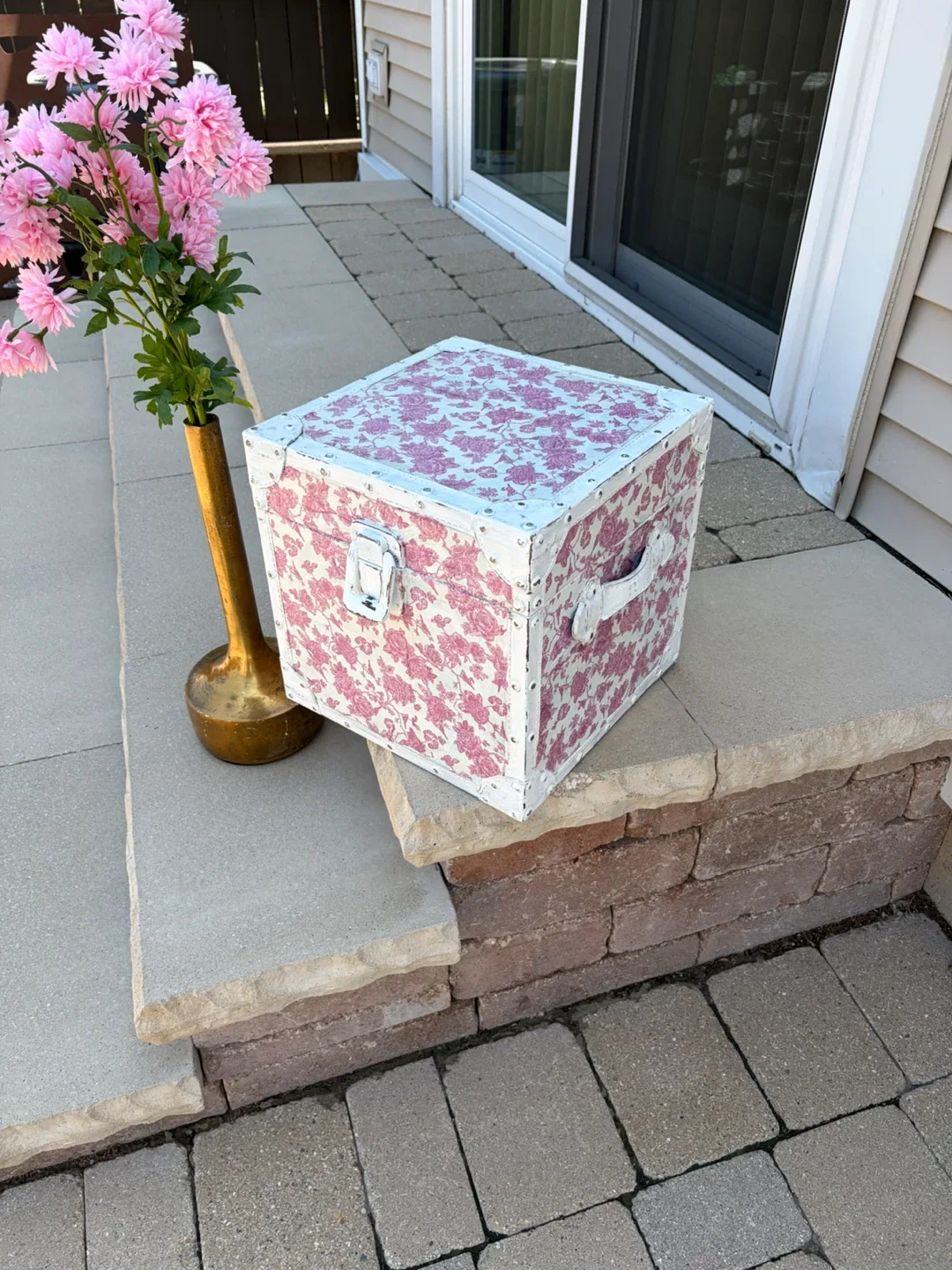SUPER  CUTE SHABBY CHIC STORAGE BOX - photo 2