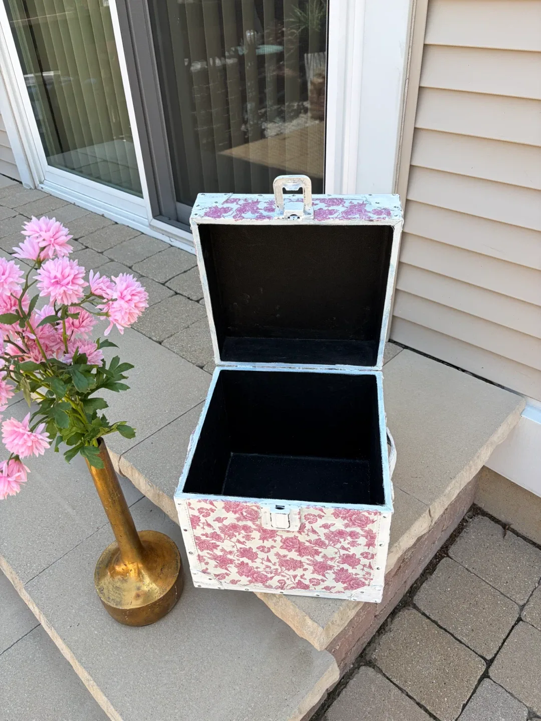 SUPER  CUTE SHABBY CHIC STORAGE BOX - photo 3