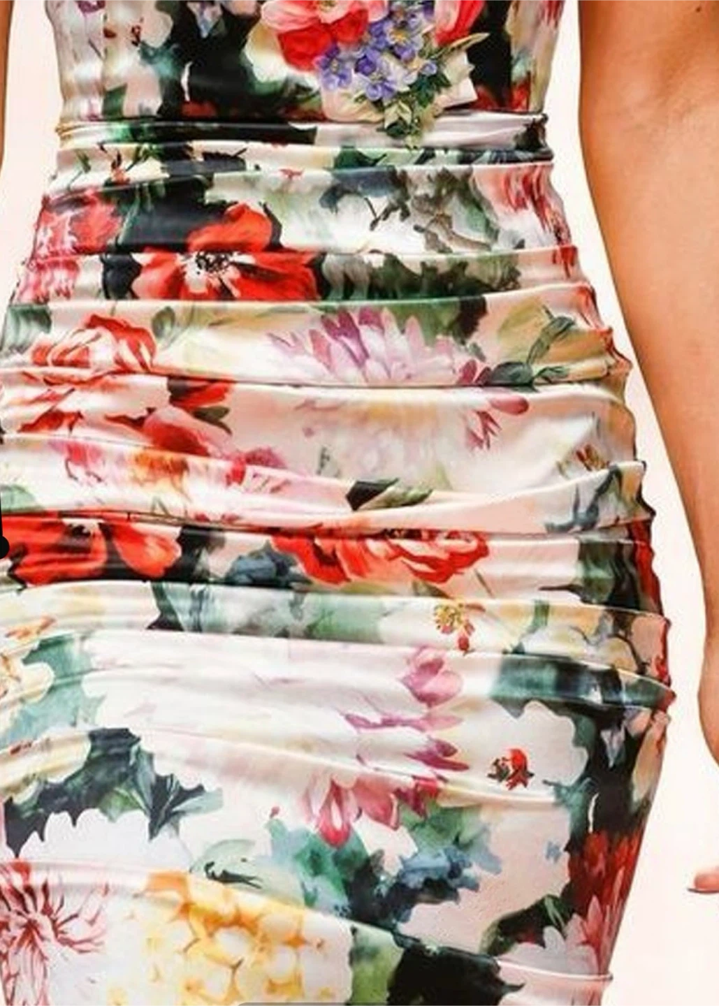 ✨NWT ✨ Floral Ruched Midi Dress. Size XL/XXL - photo 4