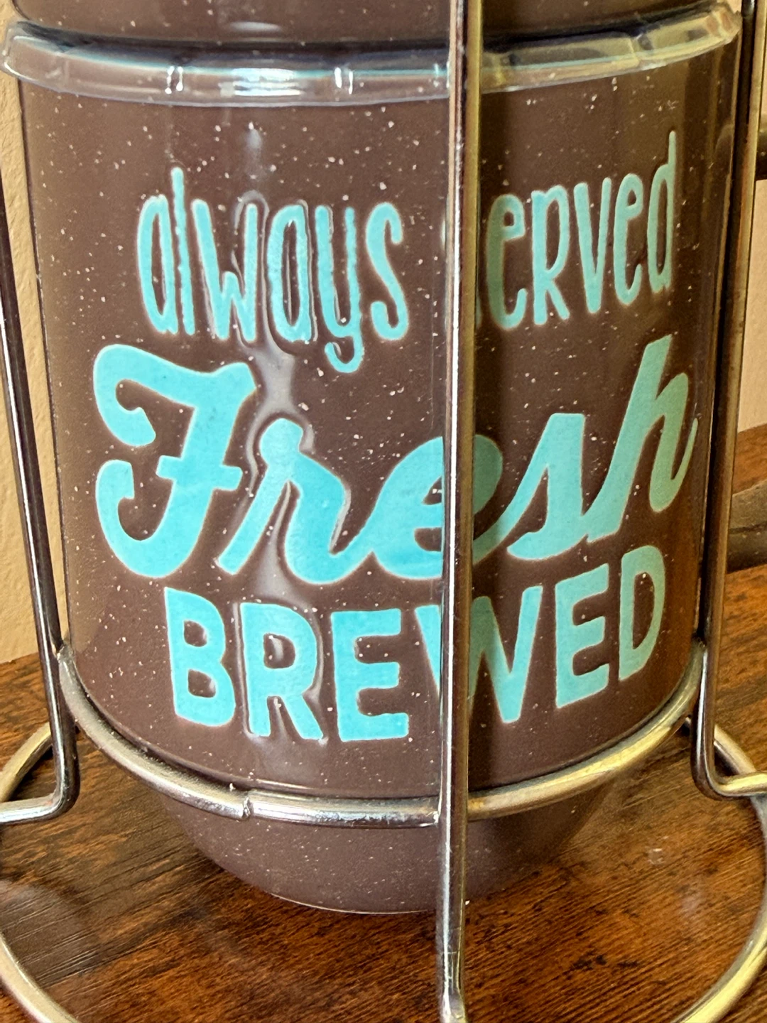 NEW Set of 4 Stackable Coffee Mugs with Stand - photo 2