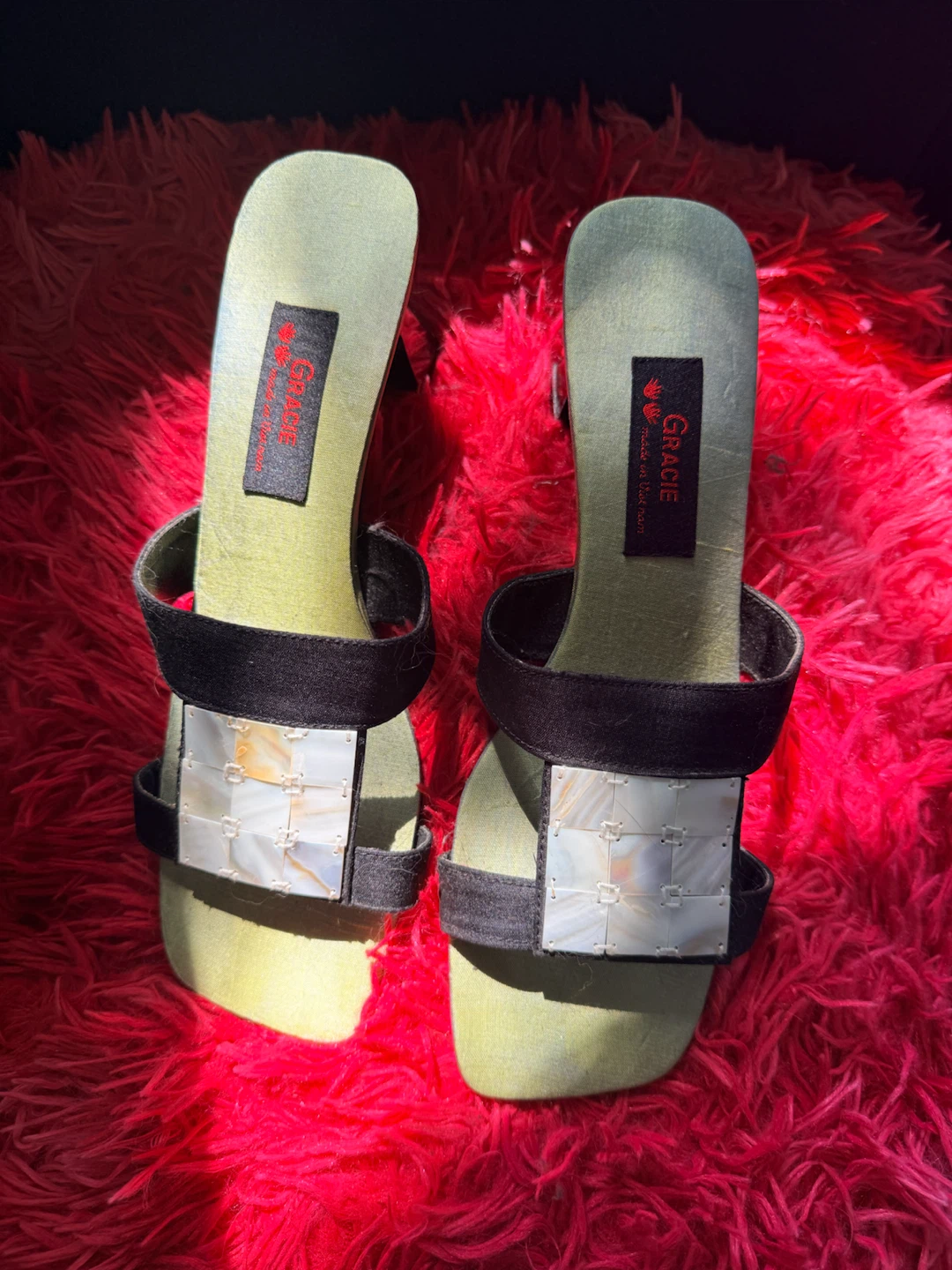 Gracie Heeled Sandals Size 38
