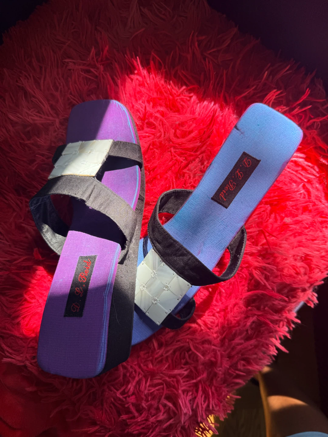 D&D Brand Platform Wedge Sandals Size 39 - photo 4
