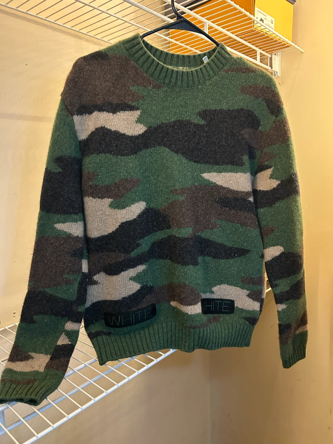 Off-White Camo Wool Sweater - photo 5