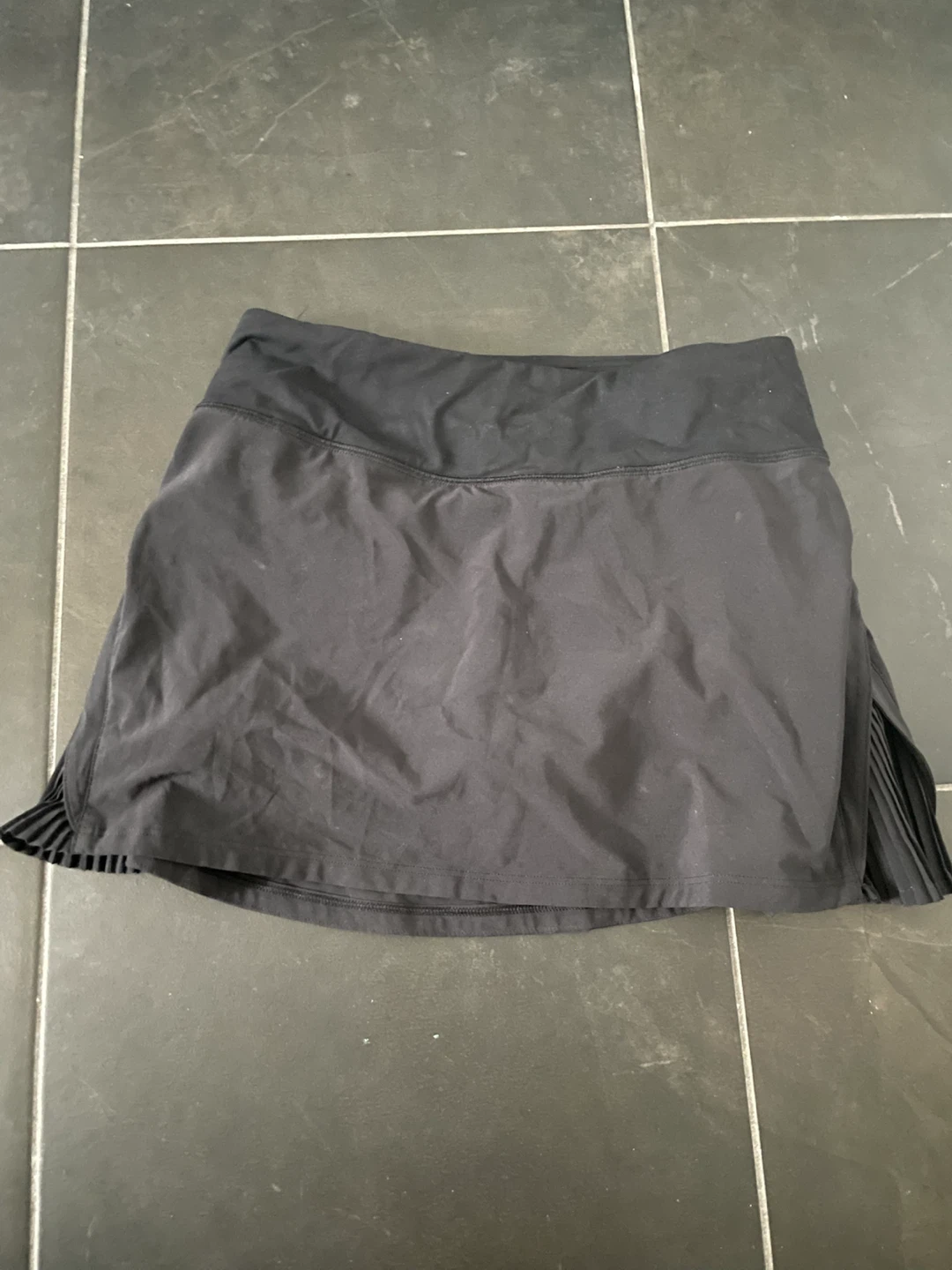 Lululemon Black Pleated Tennis Skirt with Shorts built in - photo 2