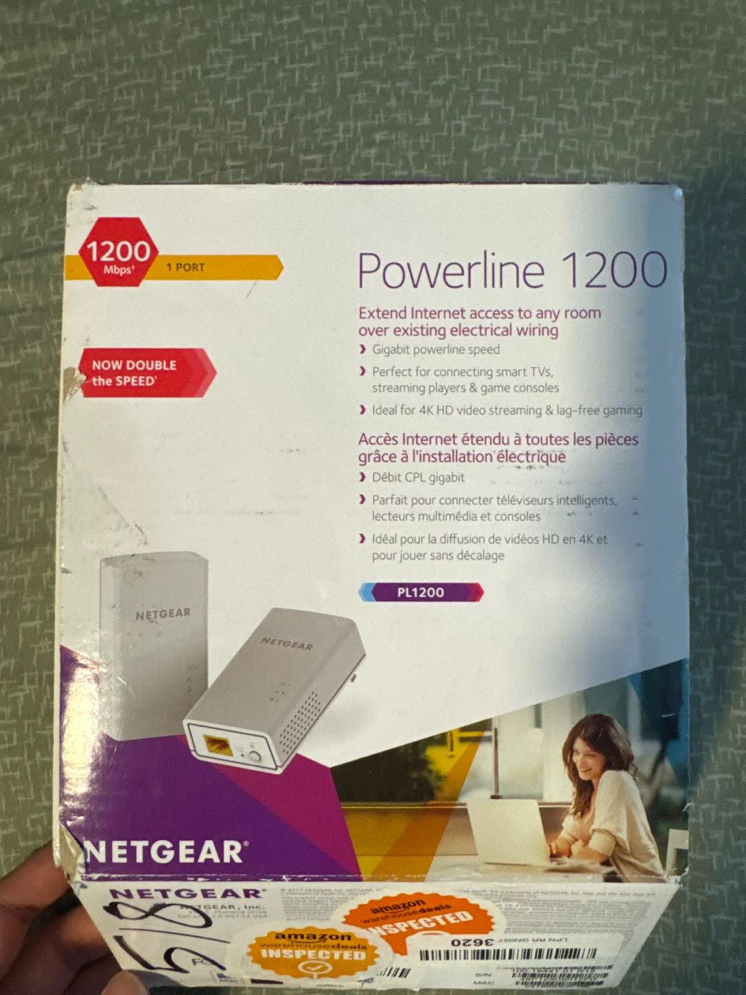 NETGEAR Powerline 1200 Mbps Network Adapters