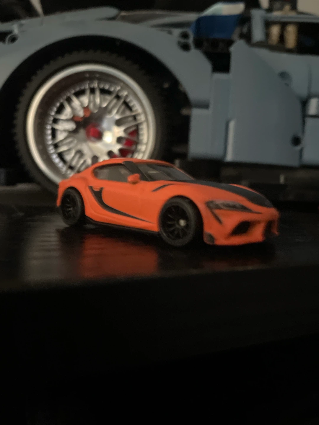 Orange Supra Hotwheel Legend  Car Toy